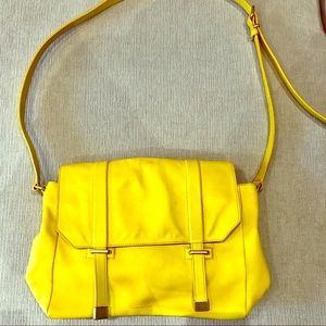 Marc By Marc Jacobs Yellow Messenger Bag Leather